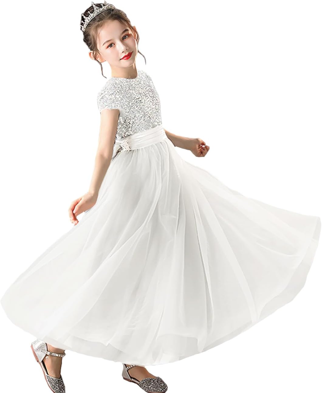 Amazon | [VIISEN] キッズ 子供ドレス 子ども ドレス ロングドレス